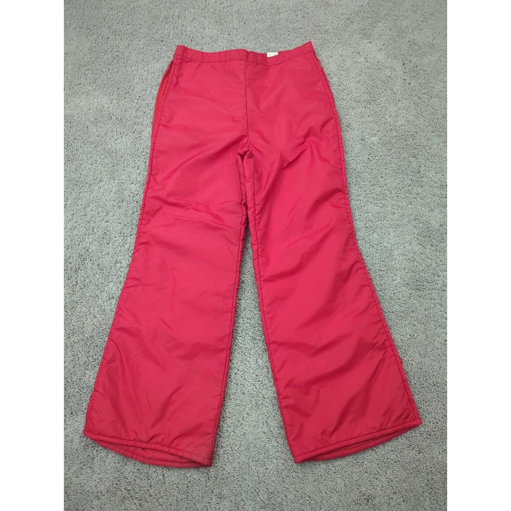 Vintage‎ White Stag Skiwear Snow Pants Mens W:32 Red Side Leg Zip Made in Mexico